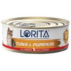 لوریتا کنسرو فیله ماهی و کدو حلوائی 90گرم (گربه )